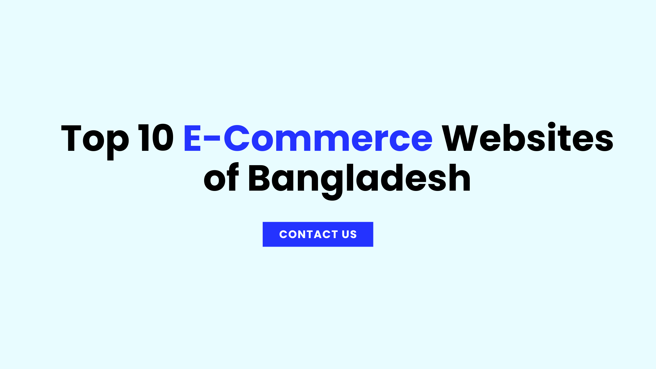 Bangladesh’s Top 10 E-Commerce Sites You Need to Know